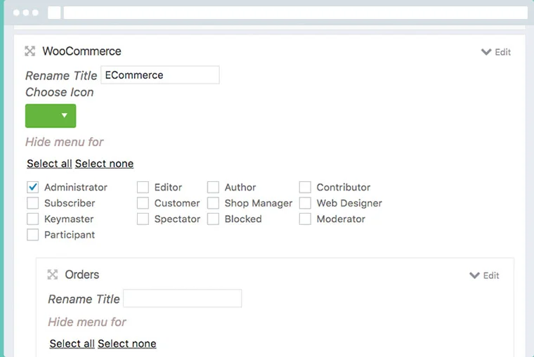 Hide admin menu items based on user roles WordPress hide menus | WordPress Custom Menus